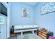 Relaxing sunroom with tanning bed and ample space at 8345 Shenandoah Run, Wesley Chapel, FL 33544