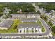 Aerial view of townhouses and community at 1003 Starboard Ct, Oldsmar, FL 34677