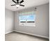 Bedroom featuring a window with water views and patterned valance at 1003 Starboard Ct, Oldsmar, FL 34677