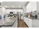 Modern kitchen with stainless steel appliances and granite countertops at 1003 Starboard Ct, Oldsmar, FL 34677