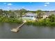 Community dock and clubhouse with pool at 1003 Starboard Ct, Oldsmar, FL 34677