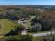 Aerial view of property entrance and driveway at 18409 Tyler Rd, Odessa, FL 33556