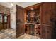 Custom wine cellar with ample storage and climate control at 18409 Tyler Rd, Odessa, FL 33556