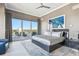 Spacious main bedroom with water views and large window at 20001 Gulf Blvd # 501, Indian Shores, FL 33785