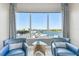 Relaxing sitting area with water views at 20001 Gulf Blvd # 501, Indian Shores, FL 33785