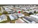Aerial view of the property, highlighted by a marker at 36925 Kiowa Ave, Zephyrhills, FL 33542