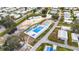 Community swimming pool and surrounding deck area at 36925 Kiowa Ave, Zephyrhills, FL 33542