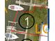 Aerial view of waterfront lot #1, offering a desirable location and potential for boat dockage at 9386 Tradewinds Ave, Seminole, FL 33776