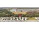 Aerial view of two-story home in a residential neighborhood with lake views at 14672 Horse Trot Rd, Lithia, FL 33547