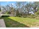 Spacious backyard with grassy area and privacy fence at 14672 Horse Trot Rd, Lithia, FL 33547