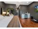 Luxurious bedroom suite with wet bar and hardwood floors at 1839 46Th N Ave, St Petersburg, FL 33714