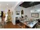 Spacious dining room with a Lego city display and a Christmas tree at 1839 46Th N Ave, St Petersburg, FL 33714