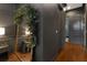 Elegant hallway with a large gold framed mirror at 1839 46Th N Ave, St Petersburg, FL 33714