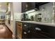 Butler's pantry with marble countertops and beverage center at 1839 46Th N Ave, St Petersburg, FL 33714