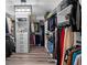 Large walk-in closet with ample hanging space and drawers at 4220 19Th N St, St Petersburg, FL 33714
