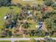 Aerial view showcasing the property's boundaries and buildings at 4501 Keene Rd, Plant City, FL 33565