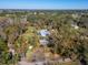 Aerial view of property showing house and outbuildings at 4501 Keene Rd, Plant City, FL 33565