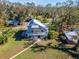 Aerial view of a house with a metal roof at 4501 Keene Rd, Plant City, FL 33565