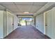 Brick paved patio under the house with access to storage and yard at 4501 Keene Rd, Plant City, FL 33565