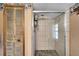 Shower stall with glass enclosure and tiled walls at 4501 Keene Rd, Plant City, FL 33565