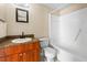 Clean bathroom with tub, toilet and vanity at 9104 Sandcroft Ct, Tampa, FL 33615