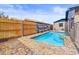 Inviting rectangular pool with flagstone patio at 9104 Sandcroft Ct, Tampa, FL 33615