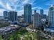 Aerial view of high-rise buildings and lush green spaces at 100 1St N Ave # 1601, St Petersburg, FL 33701
