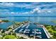 Aerial view of the marina and waterfront at 100 1St N Ave # 1601, St Petersburg, FL 33701