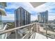 Stunning balcony view of the city skyline at 100 1St N Ave # 1601, St Petersburg, FL 33701