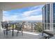 Spacious balcony with city and water views at 100 1St N Ave # 1601, St Petersburg, FL 33701