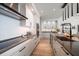 Modern kitchen with stainless steel appliances and white cabinets at 100 1St N Ave # 1601, St Petersburg, FL 33701