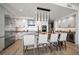 Modern kitchen with large island and stainless steel appliances at 100 1St N Ave # 1601, St Petersburg, FL 33701
