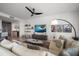 Comfortable living room with large windows and city view at 100 1St N Ave # 1601, St Petersburg, FL 33701