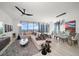Open-concept living and dining area with hardwood floors at 100 1St N Ave # 1601, St Petersburg, FL 33701