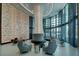 Elegant lobby with modern seating and a unique architectural feature at 100 1St N Ave # 1601, St Petersburg, FL 33701
