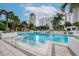 Inviting pool area with lounge chairs and umbrellas at 100 1St N Ave # 1601, St Petersburg, FL 33701