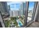 Aerial view of resort-style pool and deck at 100 1St N Ave # 1601, St Petersburg, FL 33701