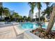 Resort-style pool area with lounge chairs and lush landscaping at 100 1St N Ave # 1601, St Petersburg, FL 33701