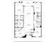 Two-bedroom condo floor plan with spacious living area and balcony at 12055 Gandy N Blvd # 243, St Petersburg, FL 33702