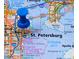 Map highlighting the location of St. Petersburg, Florida at 12055 Gandy N Blvd # 243, St Petersburg, FL 33702