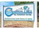 Caribbean Isles 55+ Waterfront Co-op sign at 225 N Saint Thomas Cir, Apollo Beach, FL 33572