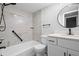 Bathroom with marble tub surround and vanity at 3505 Tarpon Woods Blvd # K403, Palm Harbor, FL 34685