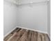 Spacious walk-in closet with wire shelving at 3505 Tarpon Woods Blvd # K403, Palm Harbor, FL 34685