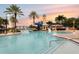 Large resort-style pool with a waterslide and lighthouse feature at 805 Islebay Dr, Apollo Beach, FL 33572