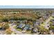 Aerial view showing a house with a pool in a residential area at 8436 Red Roe Dr, New Port Richey, FL 34653
