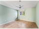 Bright bedroom with tiled floors and ceiling fan at 10263 Gandy N Blvd # 107, St Petersburg, FL 33702