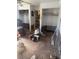 Bedroom with hardwood floors and double closets; shows extensive water damage at 1608 S 45Th St, Tampa, FL 33619