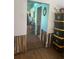 View into the kitchen from the hallway, showing water damage at 1608 S 45Th St, Tampa, FL 33619