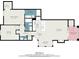 Floor plan showing a 981 sq ft condo with 2 bedrooms at 2400 Feather Sound Dr # 418, Clearwater, FL 33762