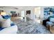 Open concept living room with a dining area and stylish decor at 3932 Ashwood Ln # 42, Sarasota, FL 34232